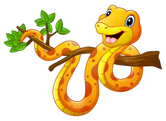 snake on branch