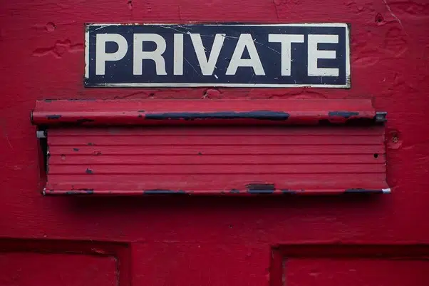 private signage door private signage door