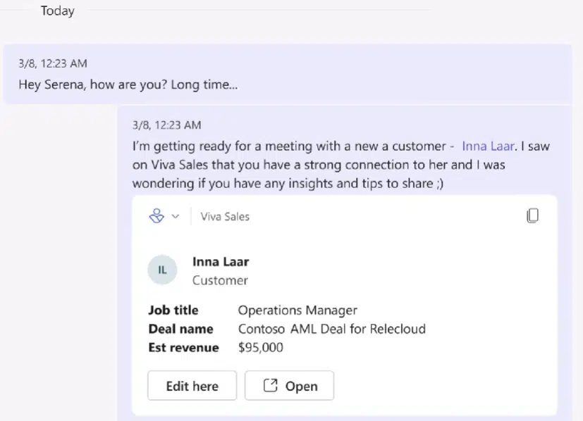 Viva Sales Feature - Collaborate Viva Sales Feature - Collaborate
