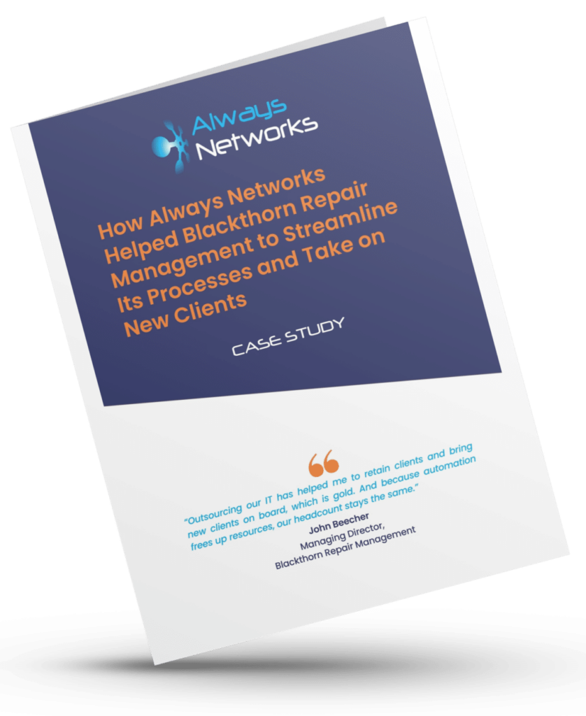 Case Study - Blackthorn Repair Management